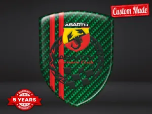 Fiat Abarth Etichetta Autoadesiva Universale Robusta Alta Qualità